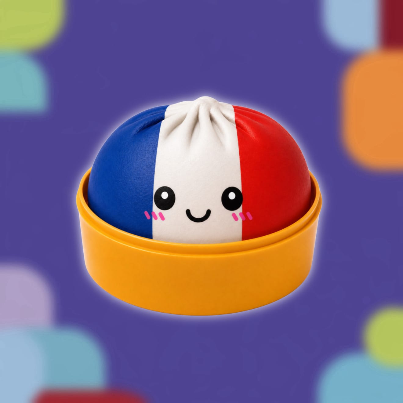 CandyPeak Squishy Squeeze Dumpling Buns - World Cup Edition 2026, Anti Stress Spielzeug (zufällige Farbe)