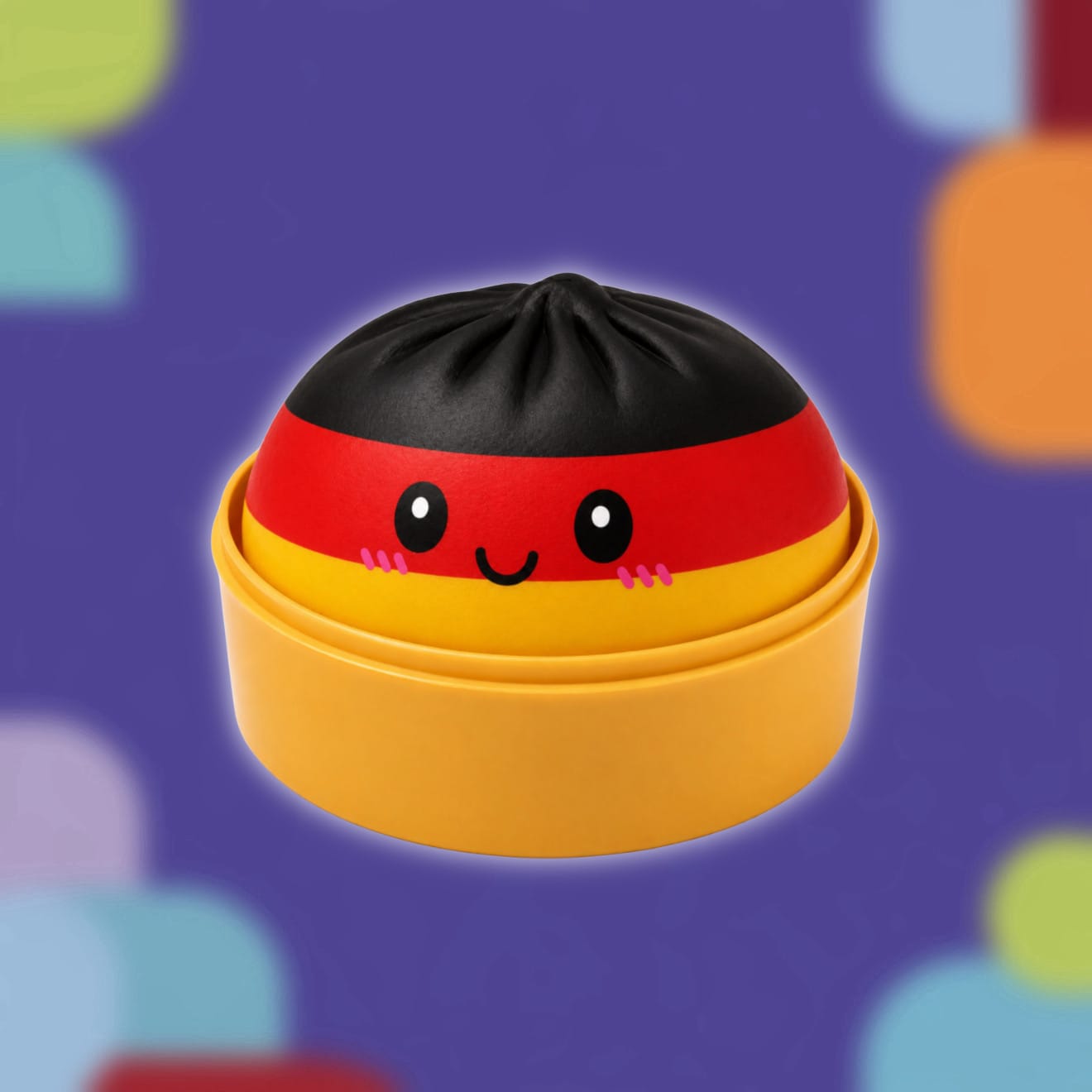 CandyPeak Squishy Squeeze Dumpling Buns - World Cup Edition 2026, Anti Stress Spielzeug (zufällige Farbe)