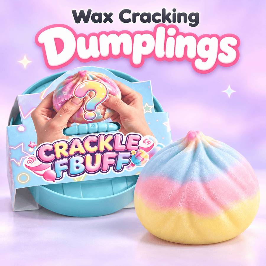 Squishy Wax Cracking Dumpling, ASMR Spielzeug (Knete mit Wachsschicht überzogen)