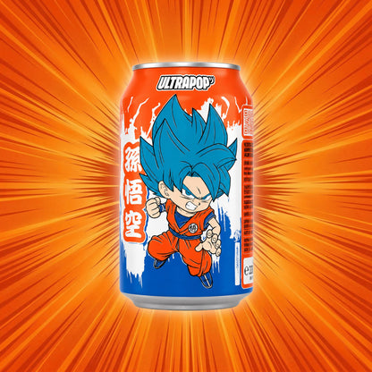 UltraPop Strawberry-Banana 330ml (DragonBallZ) UltraPop - Sparkling Soda 330ml (versch. Sorten)