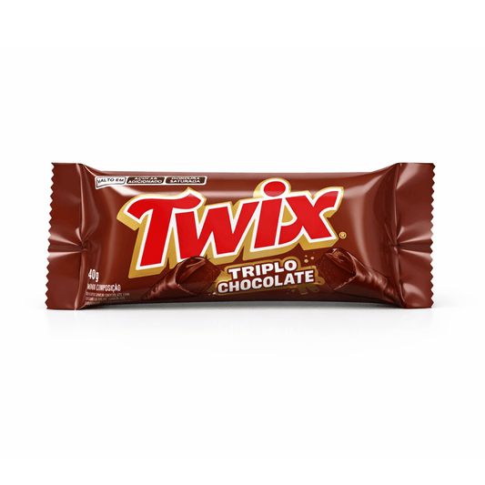 Twix Twix - Triplo Chocolate 40g (Brasilien)
