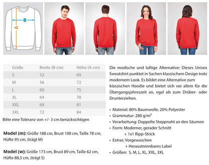 Shirtee Unisex Sweatshirt UGLY SWEATER „Sugar Mama“  - Unisex Pullover