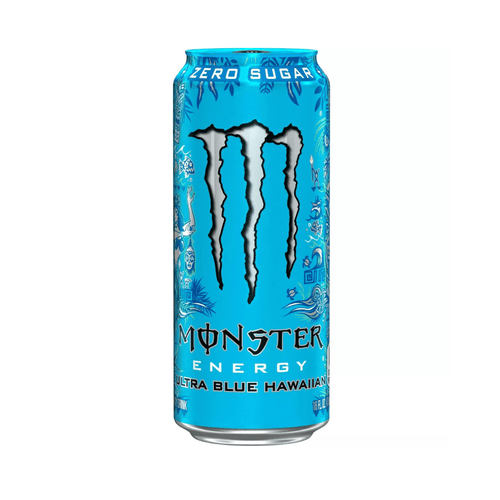Monster Energy Zero 500ml Import (various flavors) – Ultra Blue Hawaiian Zero 500ml