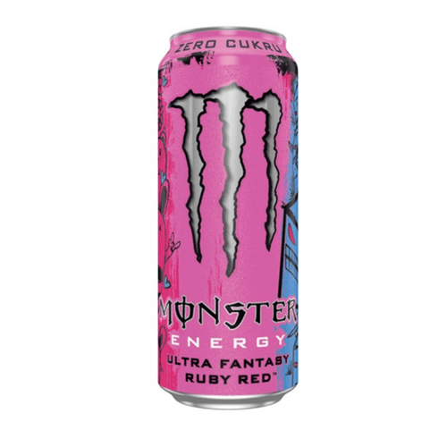 Monster Energy Zero 500ml Import (various flavors) – Ultra Fantasy Ruby Red Zero 500ml