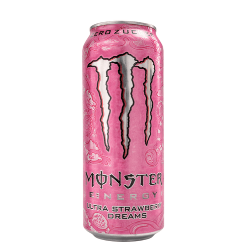 Monster Energy Drink 500ml (various flavors) – Ultra Strawberry Dreams Zero 500ml