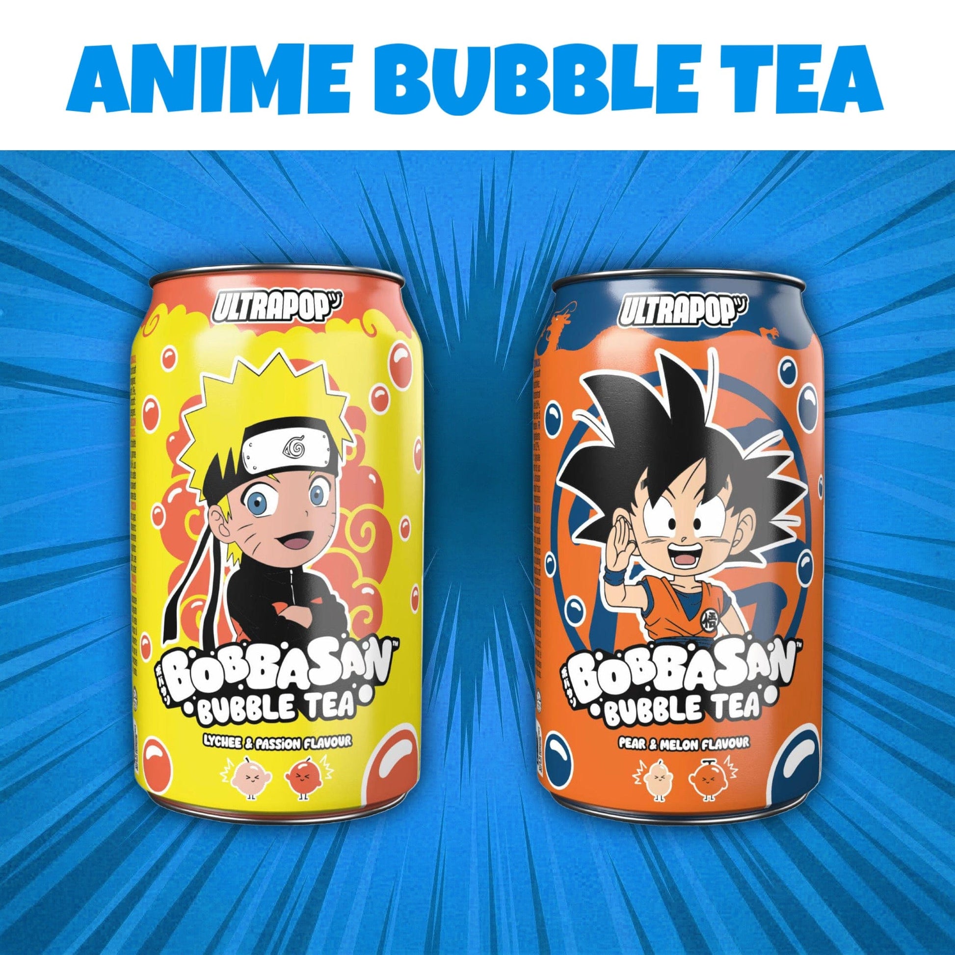 UltraPop UltraPop - Bobbasan Bubble Tea 320ml (versch. Sorten)