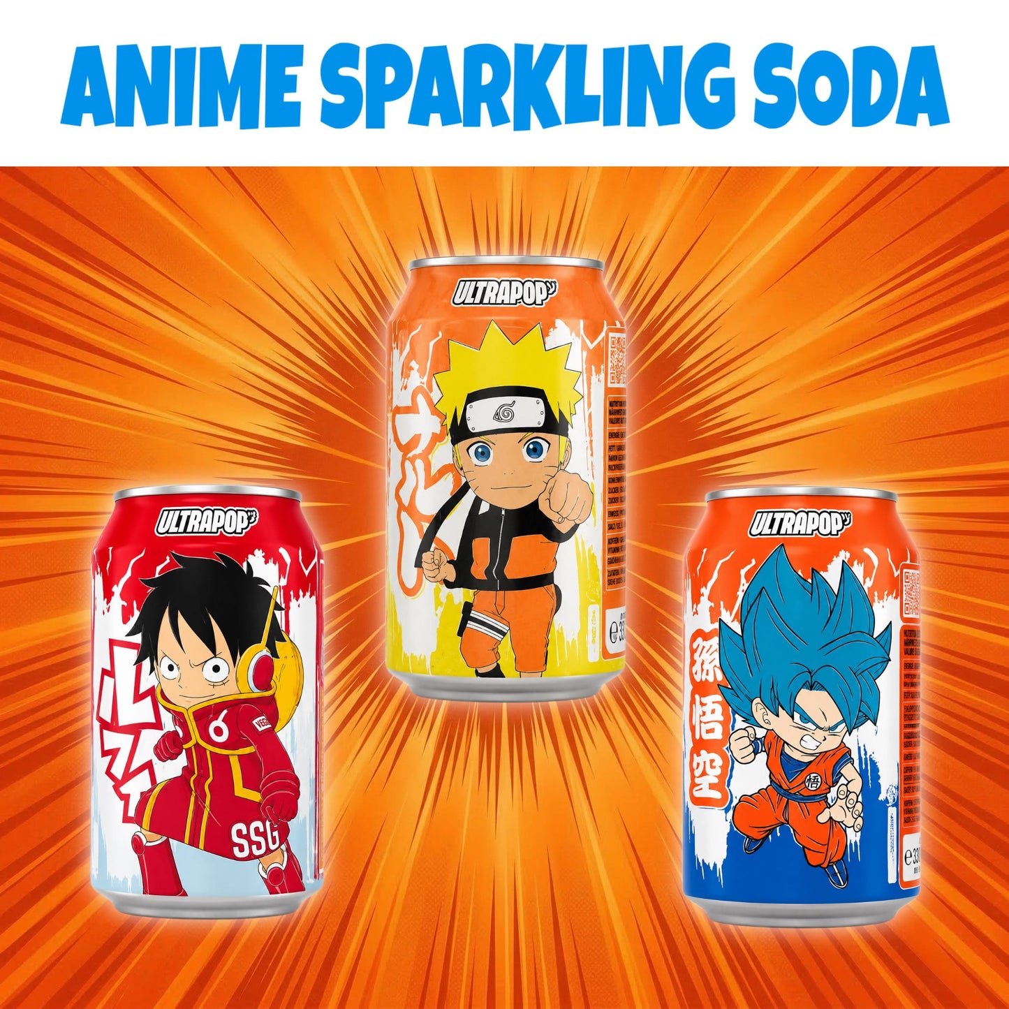 UltraPop UltraPop - Sparkling Soda 330ml (versch. Sorten)