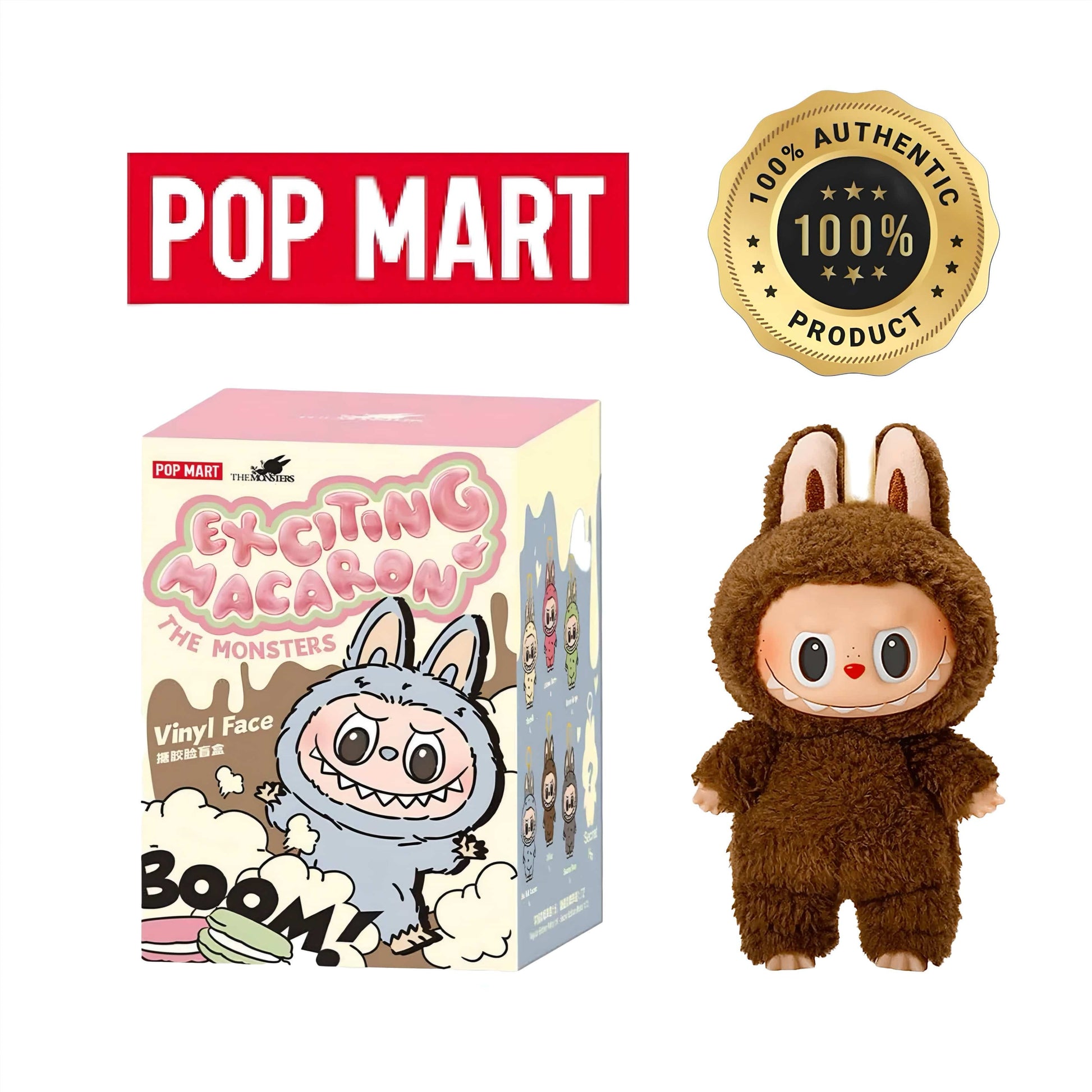 PopMart V1 Exciting Macaron (Blindbox) PopMart - Labubu versch. Editionen (100% Original)