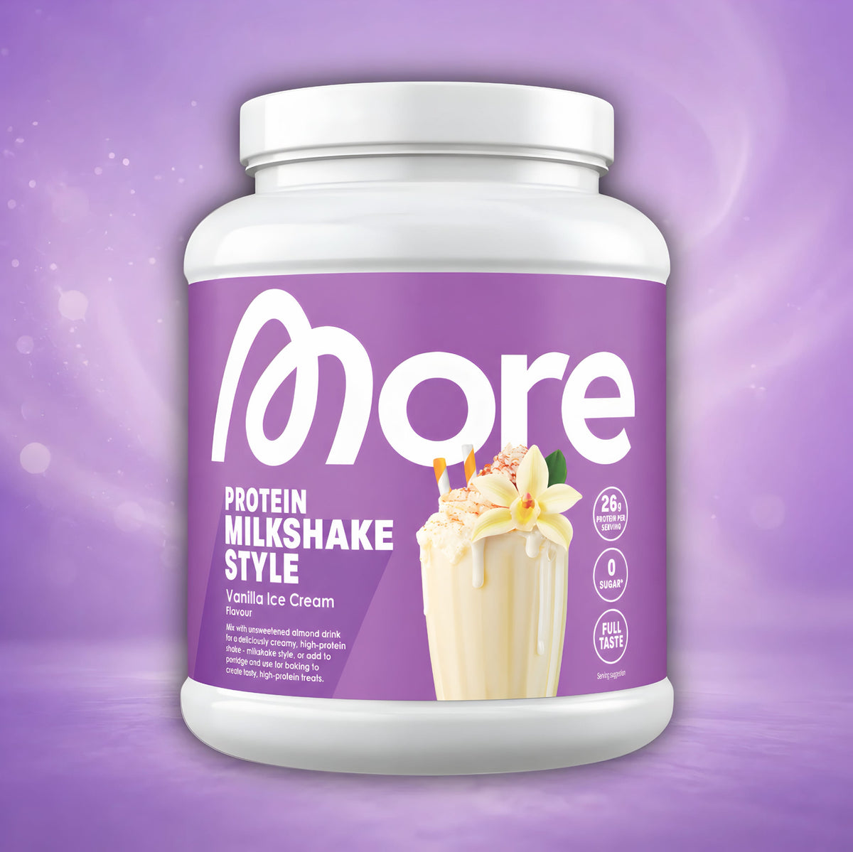 More Nutrition Vanilla Ice Cream 360g More Nutrition Protein Milkshake Style Drink 600g/360g (versch. Sorten)