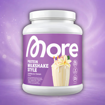 More Nutrition Vanilla Ice Cream 360g More Nutrition Protein Milkshake Style Drink 600g/360g (versch. Sorten)