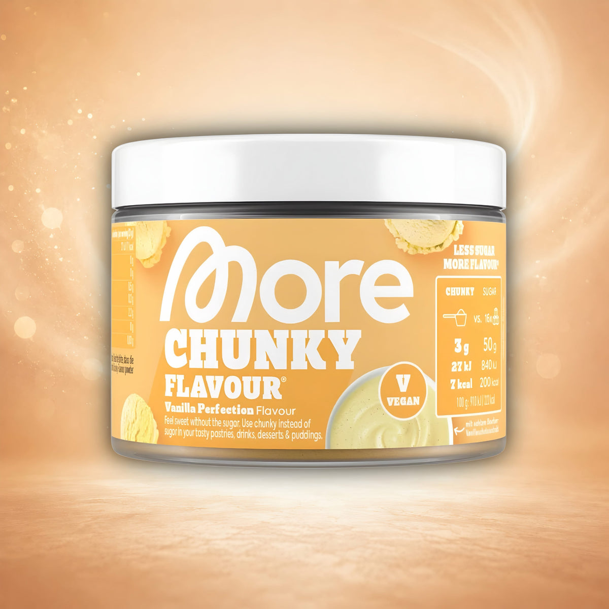 More Nutrition Vanilla Perfection 150g More Nutrition Chunky Flavour Geschmackspulver 90g/150g (versch. Sorten)