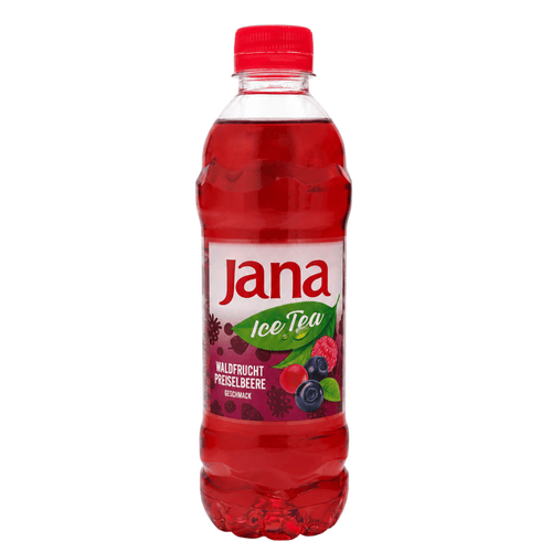 Jana Ice Tea 500ml (différentes saveurs) – Fruits des bois et canneberge 500ml