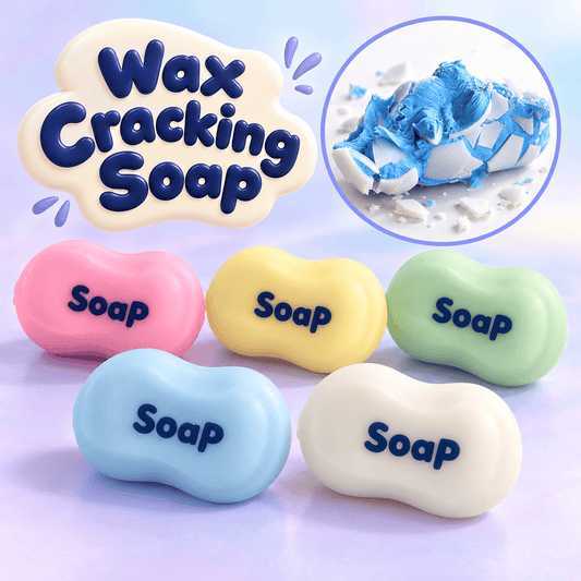CandyPeak Wax Cracking Soap Squishy, Anti Stress Squeeze (versch. Farben)
