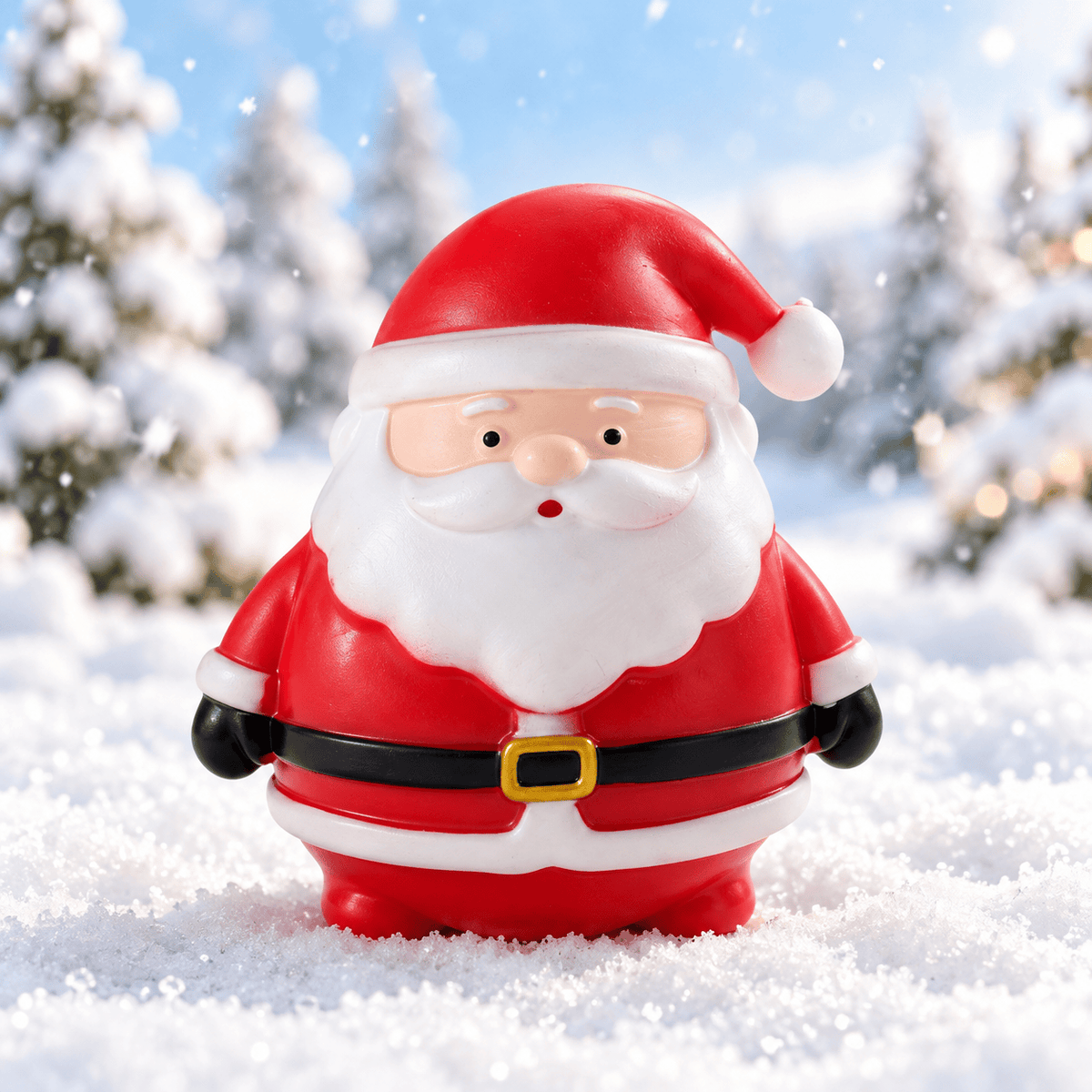 CandyPeak Weihnachtsmann Crunchy X-Mas Squishy – Weihnachts Anti-Stress Quetschspielzeug (mit Knister-Effekt)