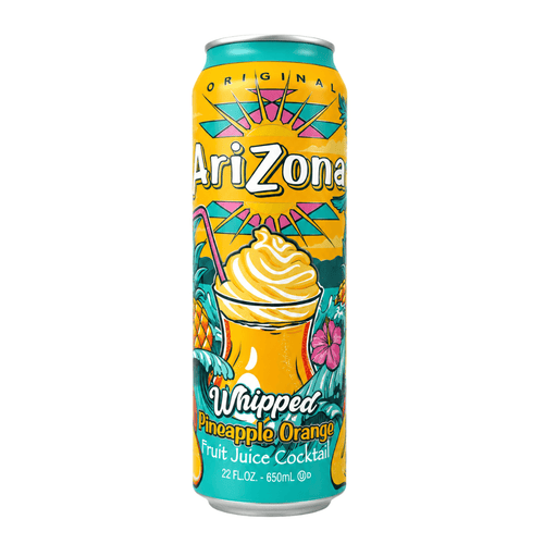 Arizona USA Import 650ml (diff. variétés) – Ananas Orange fouettée 650 ml