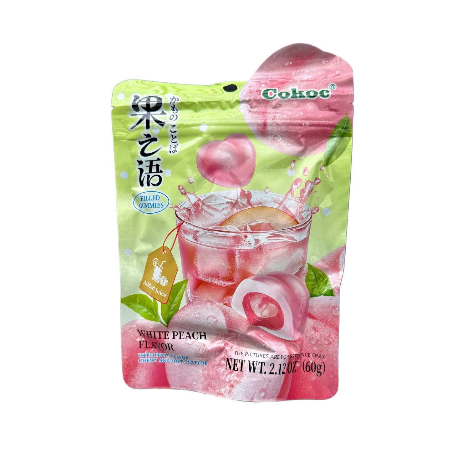 Cokoc White Peach 60g Cokoc - Filled Gummies 60g