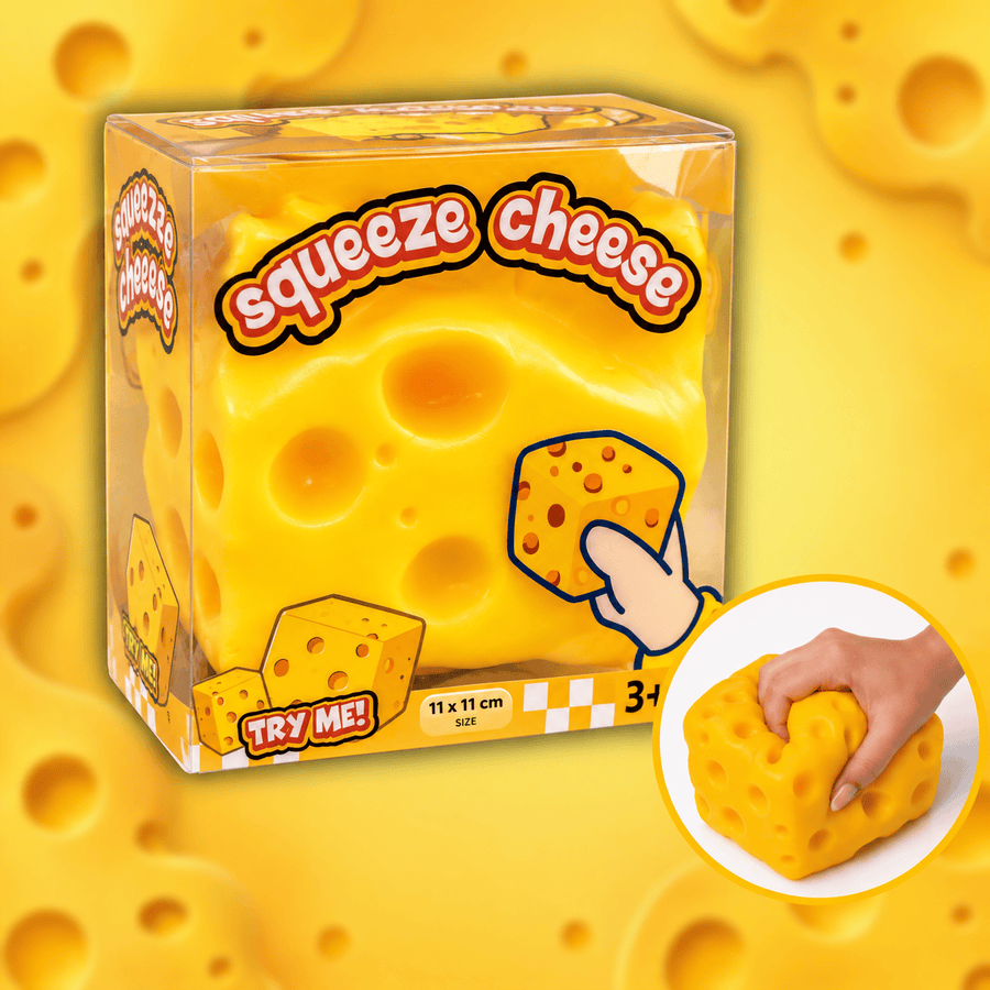 XXL Cheese Squishy Anti Stress Spielzeug (11x11cm)