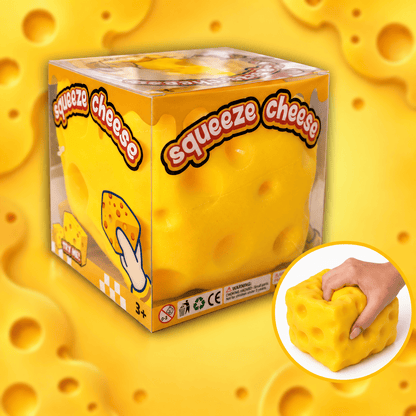CandyPeak XXL Cheese Squishy Anti Stress Spielzeug (11x11cm)