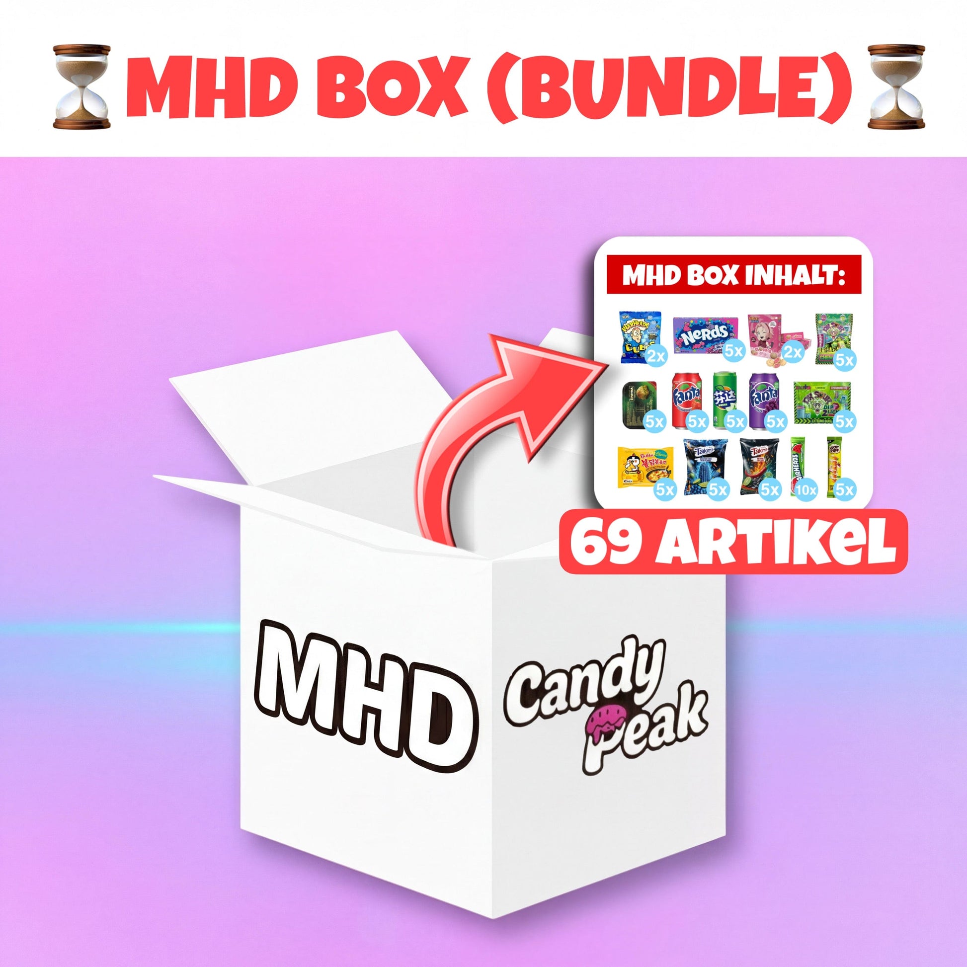 CandyPeak XXL MHD Box (69 Artikel gegen Lebensmittelverschwendung)