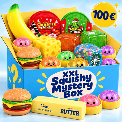 CandyPeak XXL Squishy Box Squishy Squeeze Mystery Trend Box mit den beliebtesten Squishy Produkten (versch. Varianten)