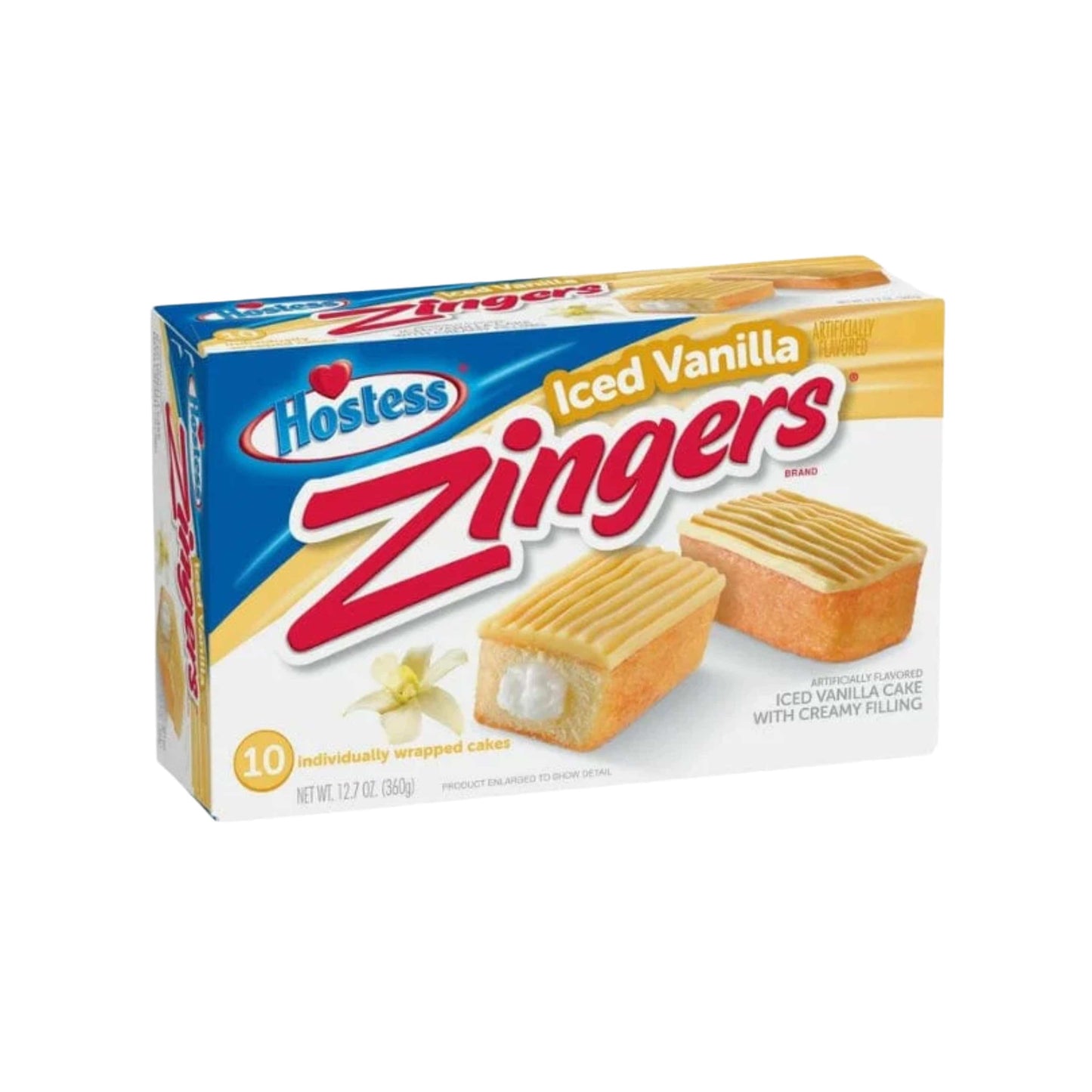 Hostess Zingers Iced Vanilla 360g Hostess süße Stücke (versch. Sorten)