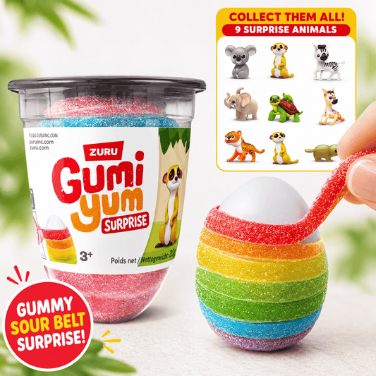 ZURU ZURU GumiYum Suprise Sour Belts 26g